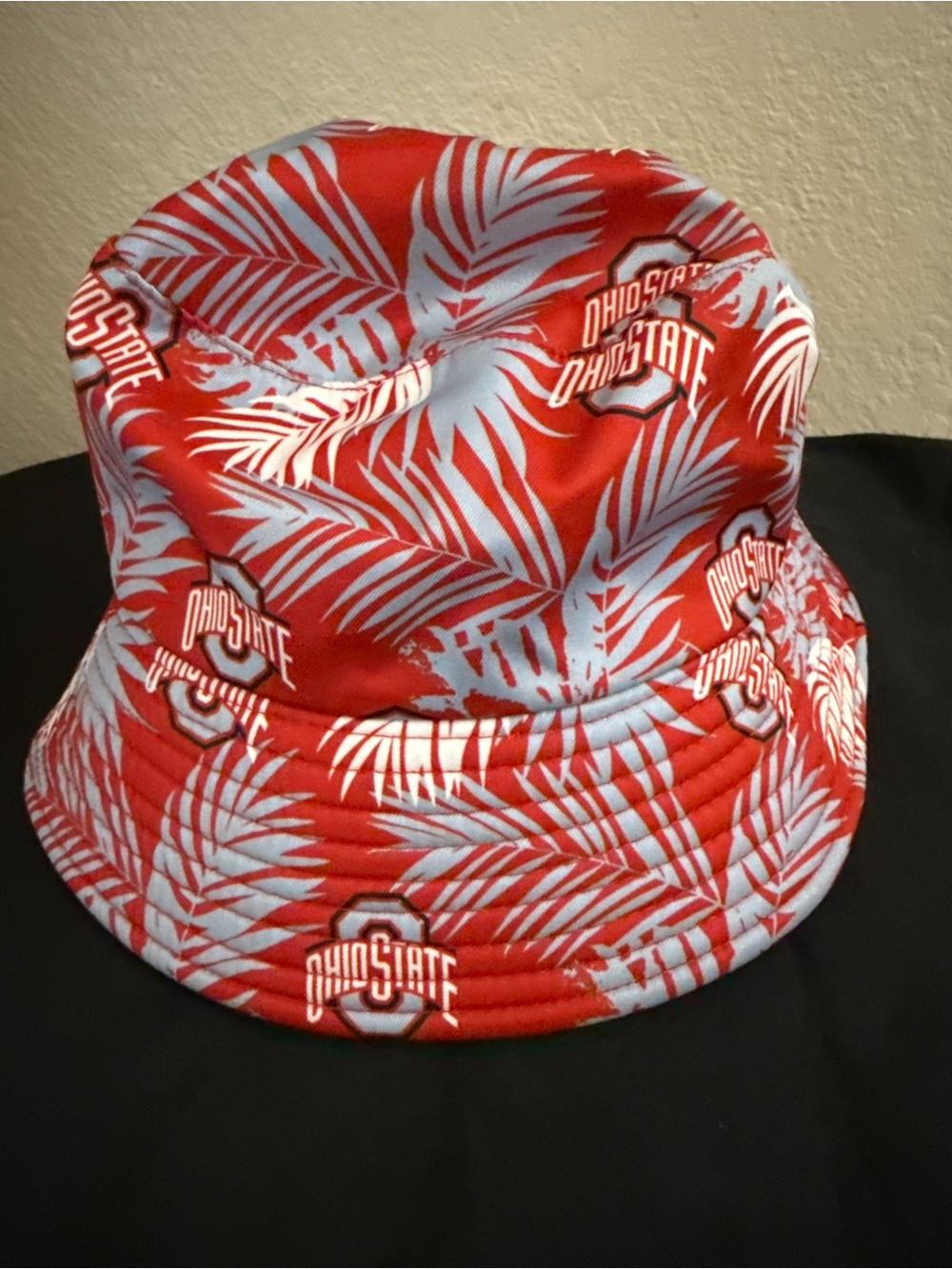 Red & White Ohio State Buckeyes Bucket Hat